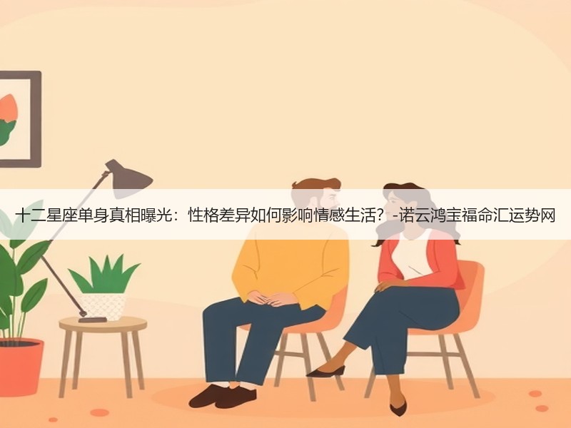 十二星座单身真相曝光：性格差异如何影响情感生活？-诺云鸿宝福命汇运势网