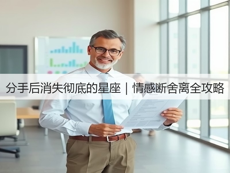 分手后消失彻底的星座｜情感断舍离全攻略