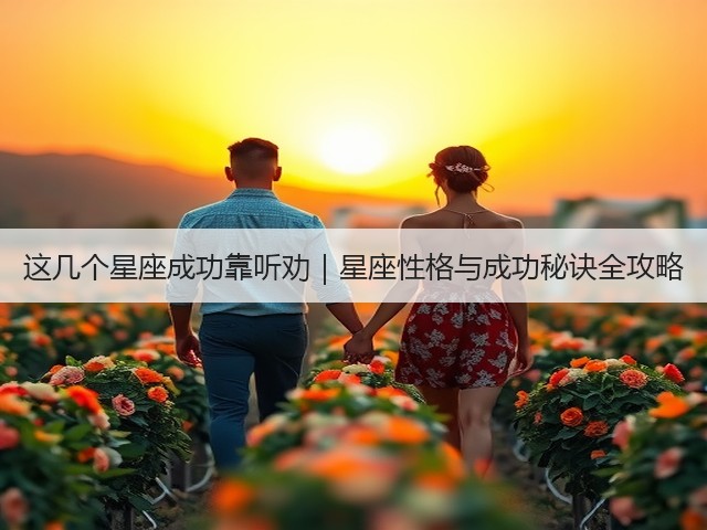 这几个星座成功靠听劝|星座性格与成功秘诀全攻略(图3) 这几个星座成功靠听劝|星座性格与成功秘诀全攻略(图3)