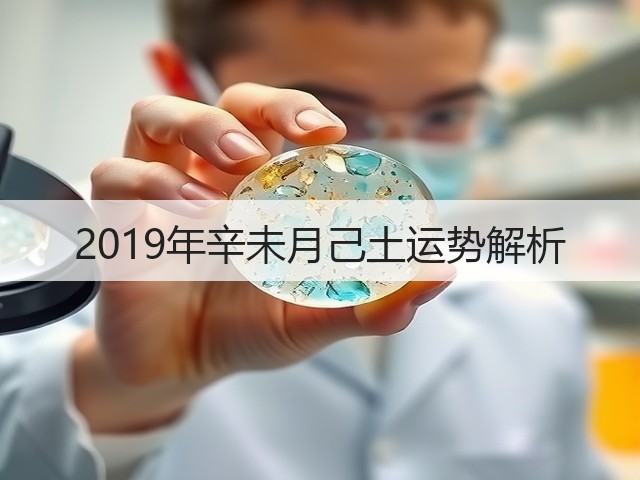 2019年辛未月己土运势解析(图2)