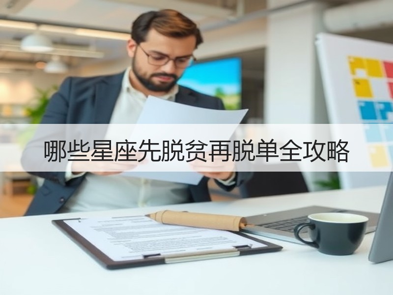 哪些星座先脱贫再脱单全攻略