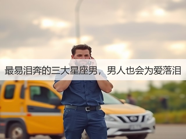 最易泪奔的三大星座男，男人也会为爱落泪(图3)
