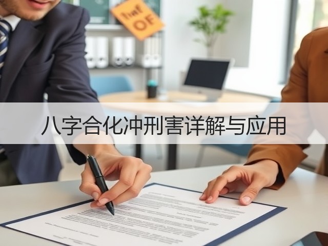 八字合化冲刑害详解与应用(图1)