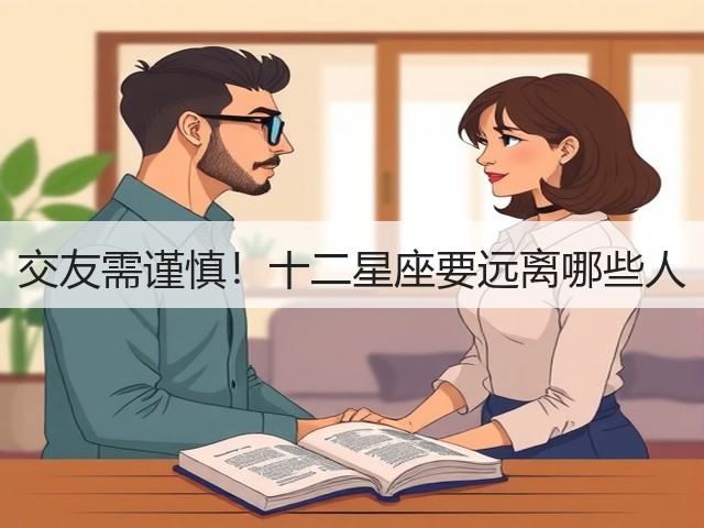 交友需谨慎!十二星座要远离哪些人(图3) 交友需谨慎!十二星座要远离哪些人(图3)