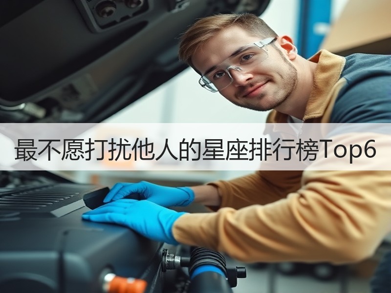 最不愿打扰他人的星座排行榜Top6