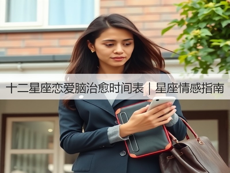 十二星座恋爱脑治愈时间表｜星座情感指南