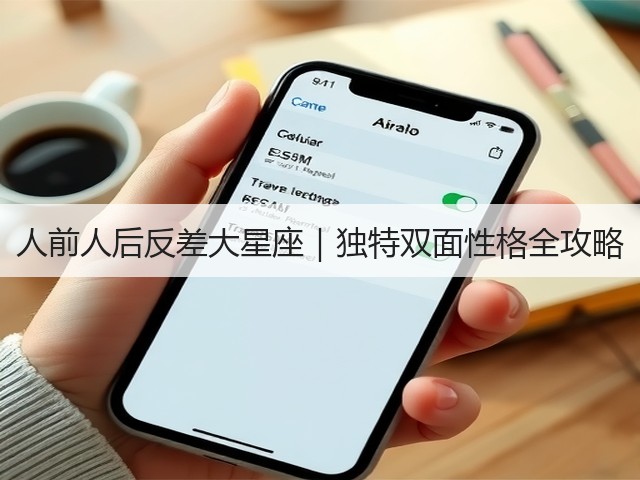人前人后反差大星座|独特双面性格全攻略(图1) 人前人后反差大星座|独特双面性格全攻略(图1)