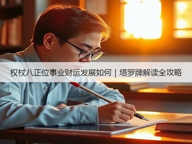 权杖八正位事业财运发展如何｜塔罗牌解读全攻略(图1)