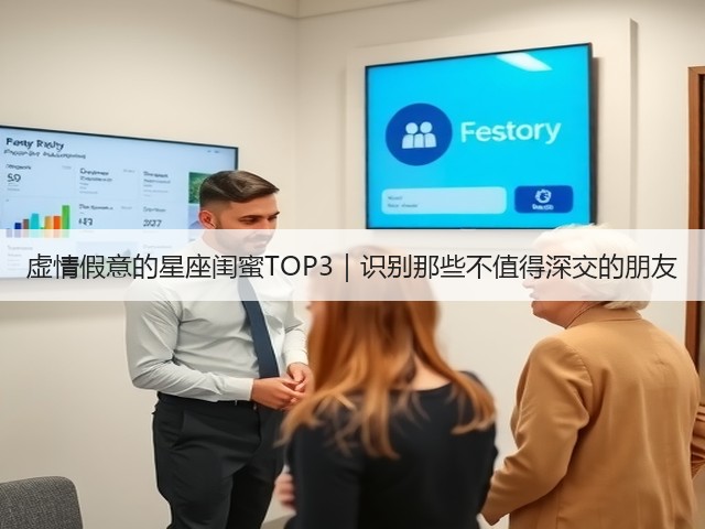 虚情假意的星座闺蜜TOP3|识别那些不值得深交的朋友(图1) 虚情假意的星座闺蜜TOP3|识别那些不值得深交的朋友(图1)