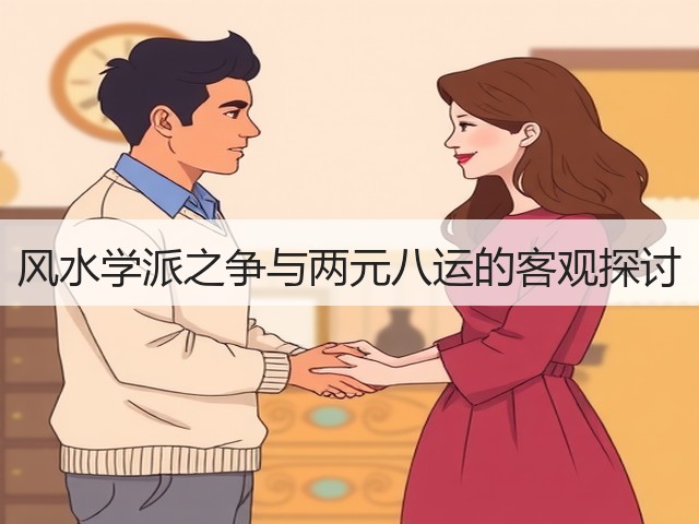 风水学派之争与两元八运的客观探讨(图1)
