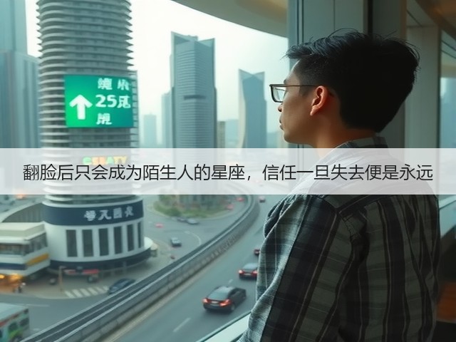 翻脸后只会成为陌生人的星座,信任一旦失去便是永远(图3) 翻脸后只会成为陌生人的星座,信任一旦失去便是永远(图3)