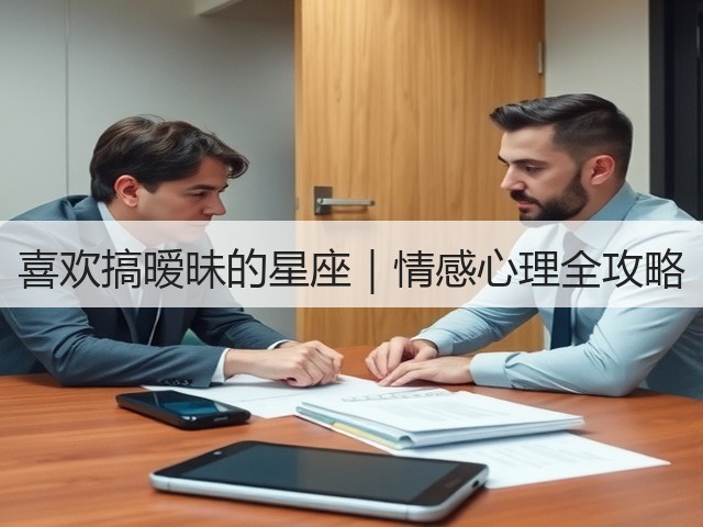 喜欢搞暧昧的星座|情感心理全攻略(图3) 喜欢搞暧昧的星座|情感心理全攻略(图3)