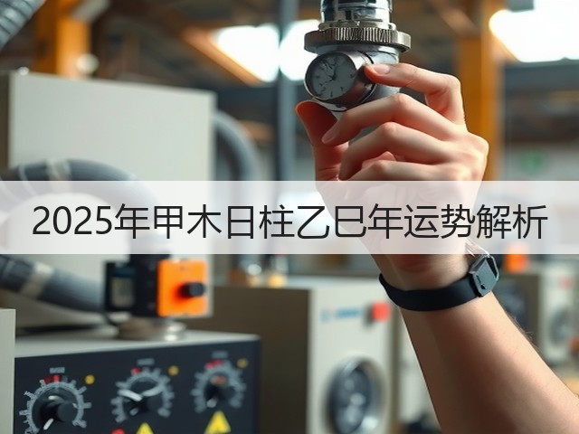 2025年甲木日柱乙巳年运势解析(图3)