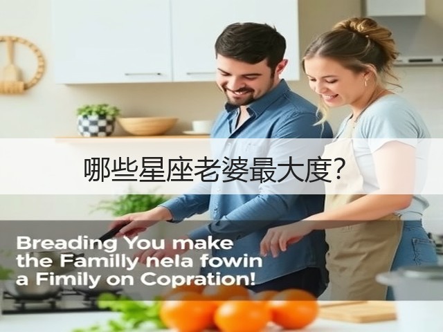 哪些星座老婆最大度?(图1) 哪些星座老婆最大度?(图1)