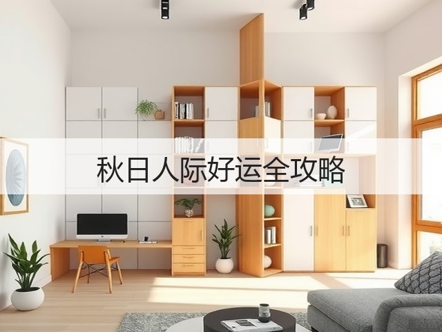秋日人际好运全攻略(图3) 秋日人际好运全攻略(图3)