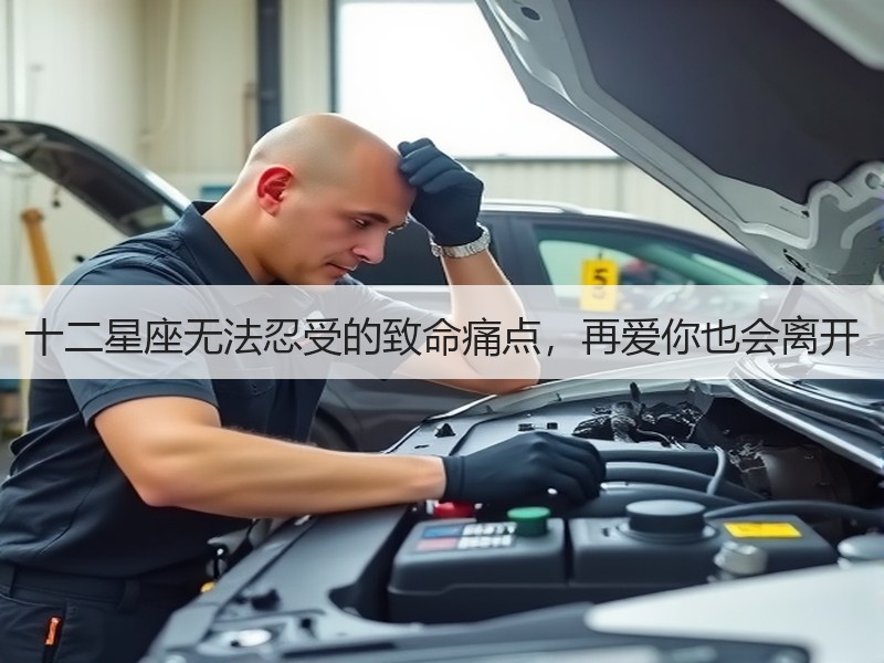 十二星座无法忍受的致命痛点，再爱你也会离开