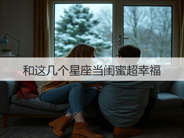 和这几个星座当闺蜜超幸福(图1)