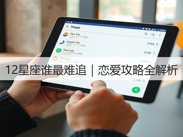 12星座谁最难追|恋爱攻略全解析(图3) 12星座谁最难追|恋爱攻略全解析(图3)