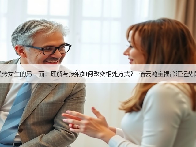 强势女生的另一面:理解与接纳如何改变相处方式?-诺云鸿宝福命汇运势网(图3) 强势女生的另一面:理解与接纳如何改变相处方式?-诺云鸿宝福命汇运势网(图3)