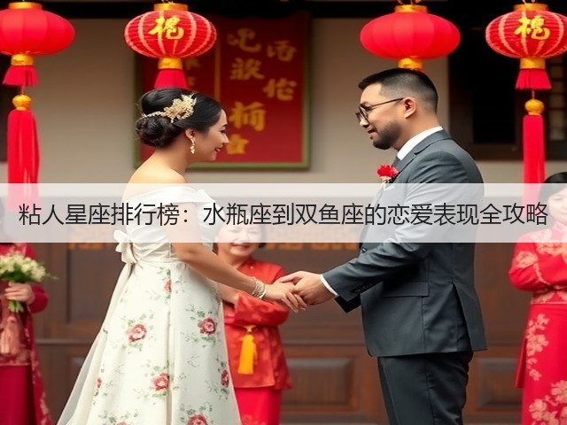 粘人星座排行榜:水瓶座到双鱼座的恋爱表现全攻略(图1) 粘人星座排行榜:水瓶座到双鱼座的恋爱表现全攻略(图1)