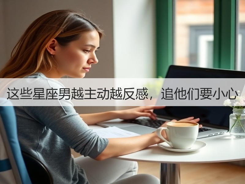 这些星座男越主动越反感，追他们要小心
