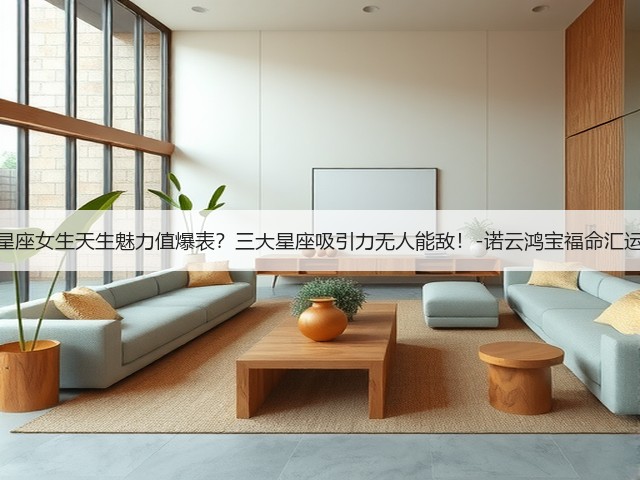 哪些星座女生天生魅力值爆表?三大星座吸引力无人能敌!-诺云鸿宝福命汇运势网(图3) 哪些星座女生天生魅力值爆表?三大星座吸引力无人能敌!-诺云鸿宝福命汇运势网(图3)