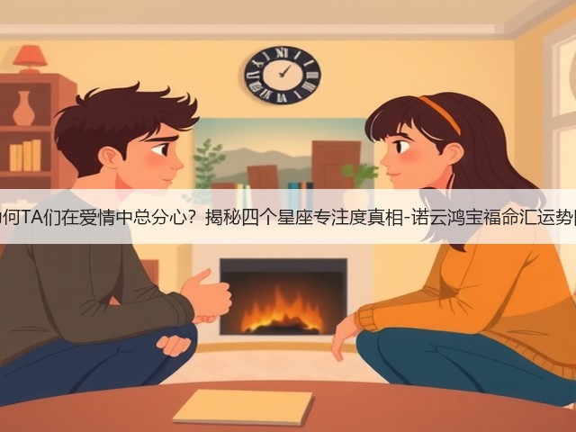 为何TA们在爱情中总分心？揭秘四个星座专注度真相-诺云鸿宝福命汇运势网(图3)