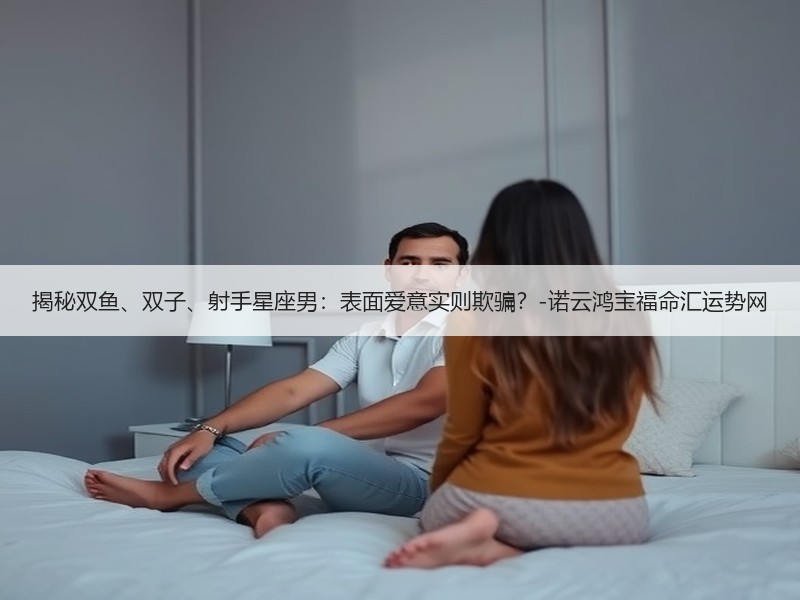 揭秘双鱼、双子、射手星座男：表面爱意实则欺骗？-诺云鸿宝福命汇运势网