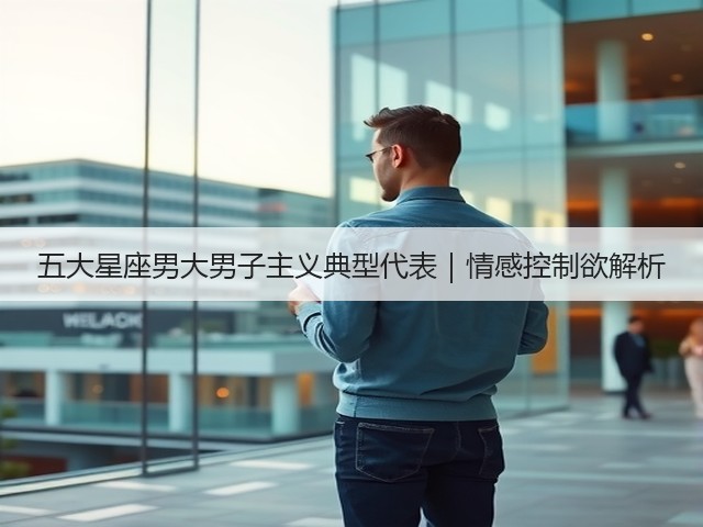 五大星座男大男子主义典型代表|情感控制欲解析(图2) 五大星座男大男子主义典型代表|情感控制欲解析(图2)