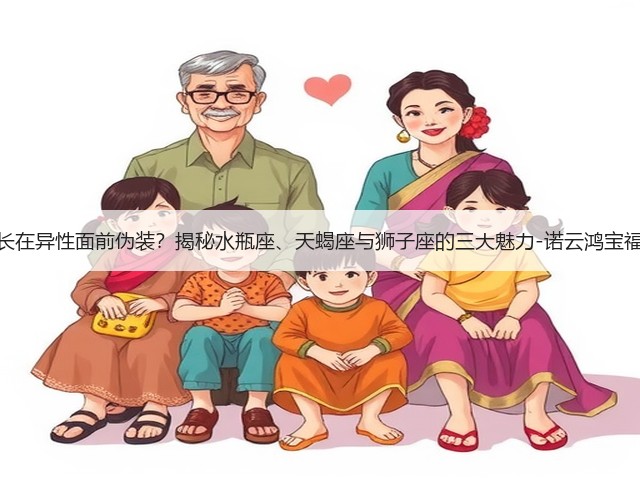 哪些星座擅长在异性面前伪装？揭秘水瓶座、天蝎座与狮子座的三大魅力-诺云鸿宝福命汇运势网(图1)