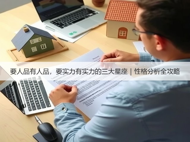 要人品有人品,要实力有实力的三大星座|性格分析全攻略(图1) 要人品有人品,要实力有实力的三大星座|性格分析全攻略(图1)