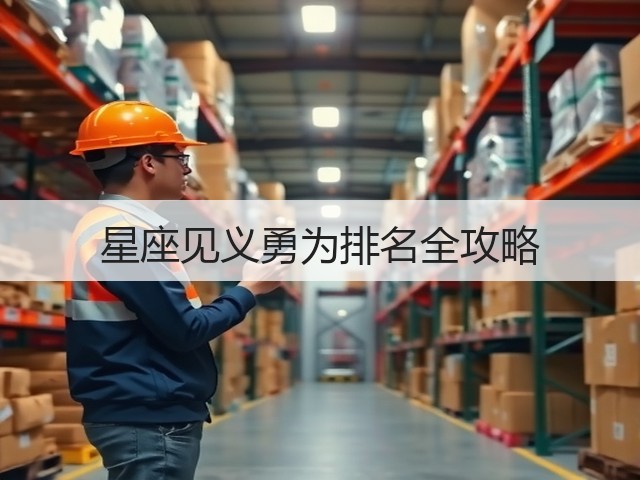 星座见义勇为排名全攻略(图1)