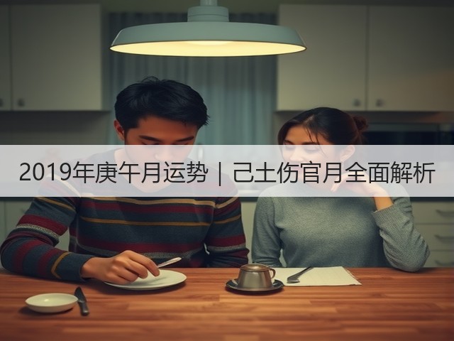 2019年庚午月运势｜己土伤官月全面解析(图2)