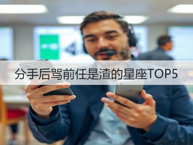 分手后骂前任是渣的星座TOP5(图3) 分手后骂前任是渣的星座TOP5(图3)