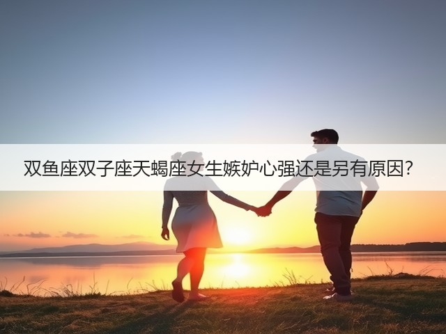 双鱼座双子座天蝎座女生嫉妒心强还是另有原因?(图2) 双鱼座双子座天蝎座女生嫉妒心强还是另有原因?(图2)