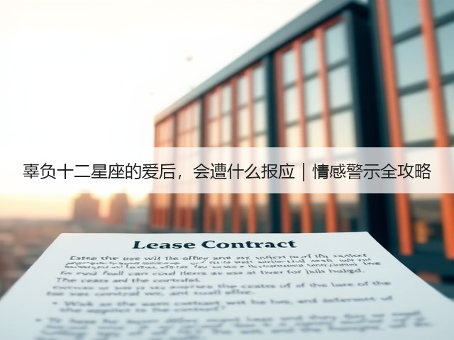 辜负十二星座的爱后，会遭什么报应｜情感警示全攻略(图2)