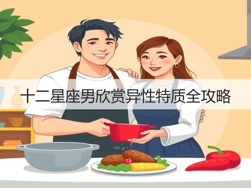 十二星座男欣赏异性特质全攻略