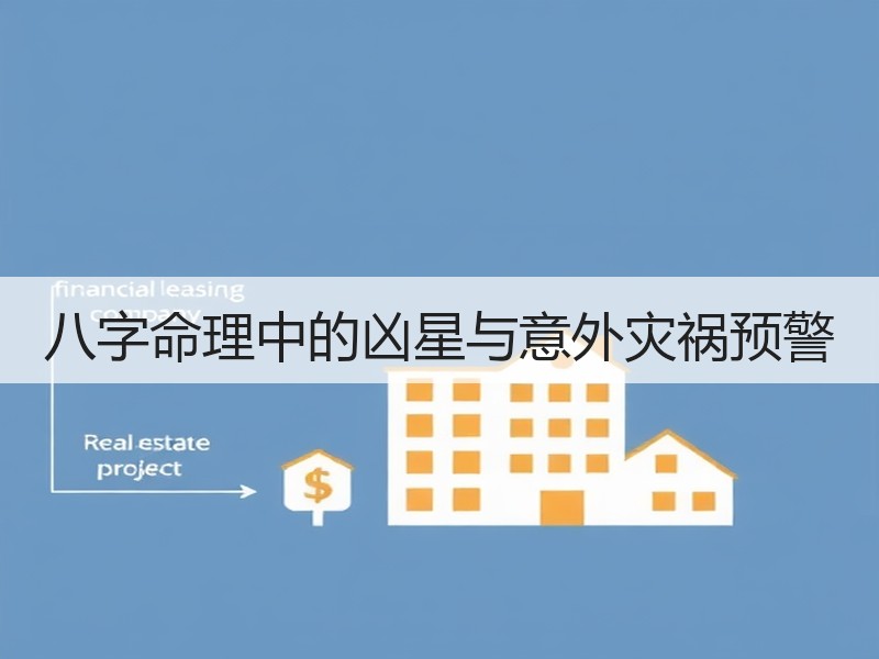 八字命理中的凶星与意外灾祸预警