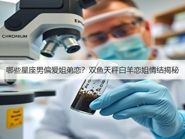 哪些星座男偏爱姐弟恋？双鱼天秤白羊恋姐情结揭秘(图3)