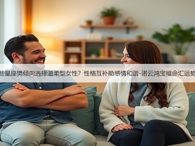 哪些星座男倾向选择温柔型女性？性格互补助感情和谐-诺云鸿宝福命汇运势网(图2)