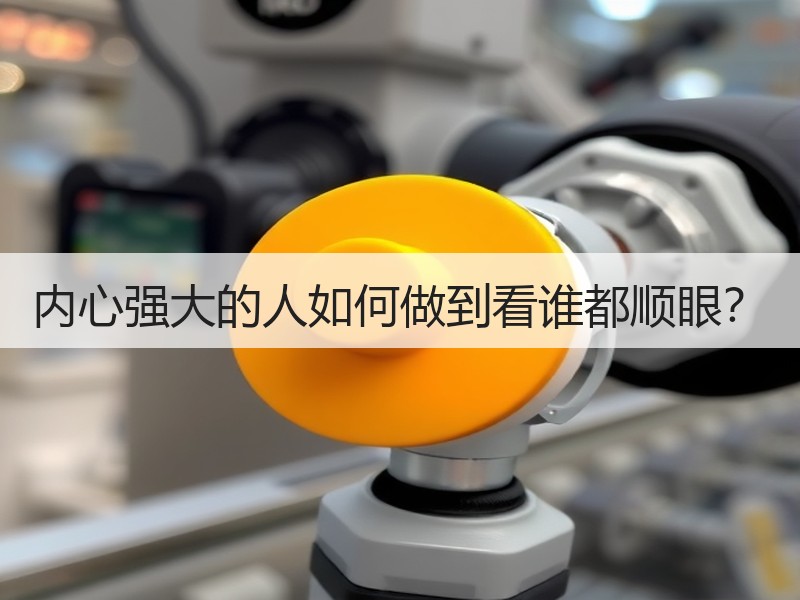 内心强大的人如何做到看谁都顺眼？