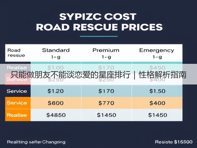 只能做朋友不能谈恋爱的星座排行｜性格解析指南(图1)