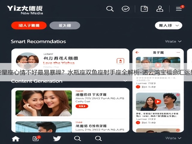 哪些星座心情不好最易暴躁？水瓶座双鱼座射手座全解析-诺云鸿宝福命汇运势网(图1)