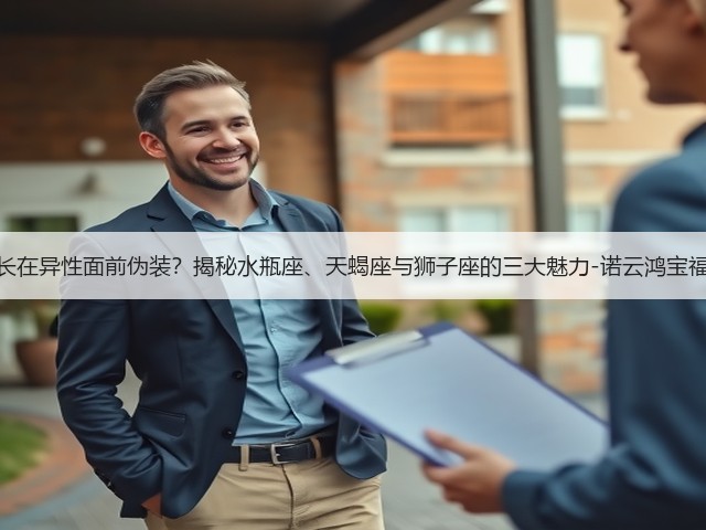 哪些星座擅长在异性面前伪装？揭秘水瓶座、天蝎座与狮子座的三大魅力-诺云鸿宝福命汇运势网(图2)