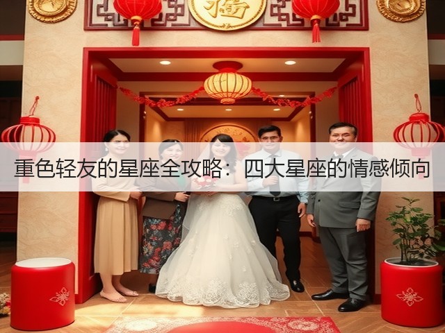 重色轻友的星座全攻略：四大星座的情感倾向(图3)