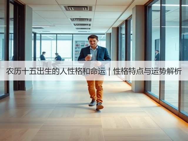 农历十五出生的人性格和命运｜性格特点与运势解析(图1)