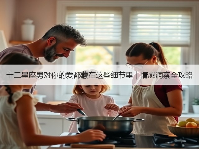 十二星座男对你的爱都藏在这些细节里｜情感洞察全攻略(图3)