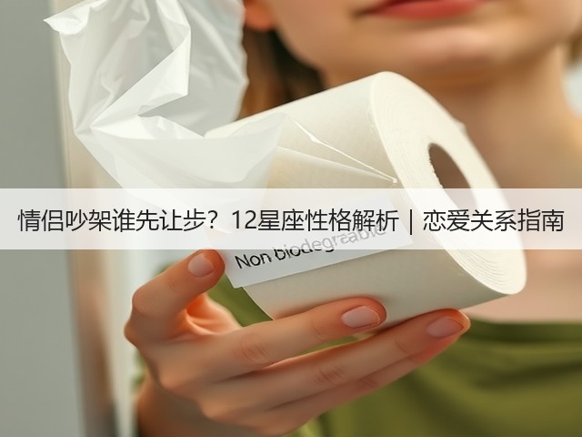 情侣吵架谁先让步？12星座性格解析｜恋爱关系指南(图2)