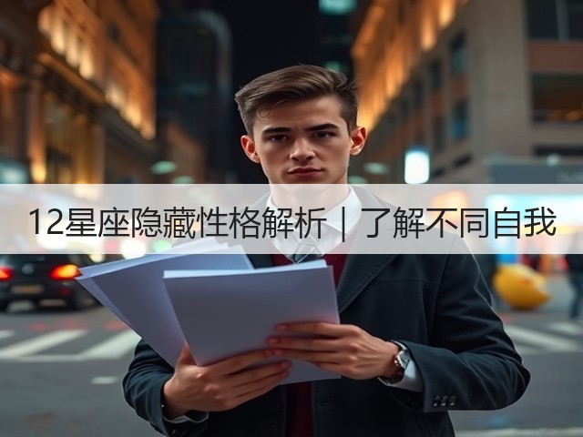 12星座隐藏性格解析|了解不同自我(图1) 12星座隐藏性格解析|了解不同自我(图1)