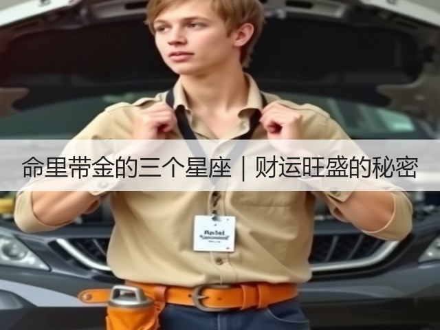 命里带金的三个星座|财运旺盛的秘密(图1) 命里带金的三个星座|财运旺盛的秘密(图1)